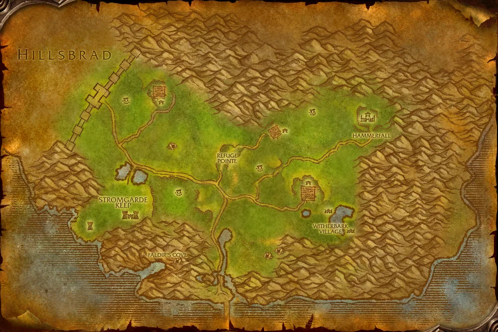 Karte von Arathihochland
