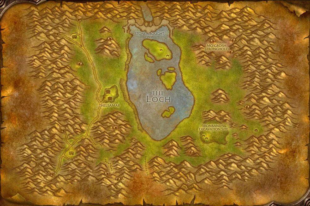 Mapa de Loch Modan