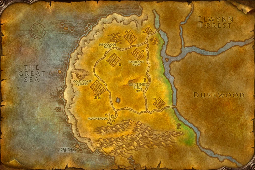 خريطة Westfall