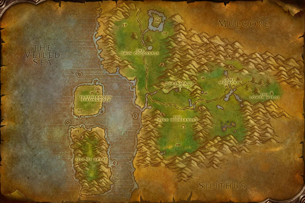 Mappa di Feralas