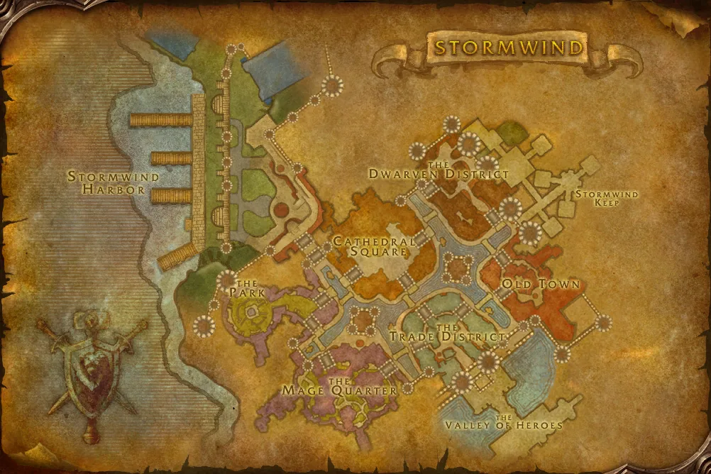 Karte von Stormwind
