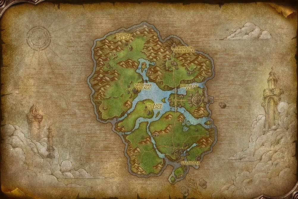 Carte de Île de Zéphras
